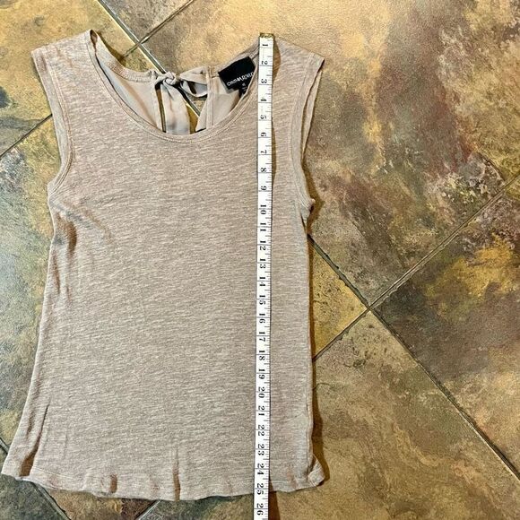 Cynthia Rowley Sleeveless Tank Sheer Tie Bow Back XS - Picture 6 of 10